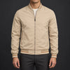 Striped Trim Bomber Jacket