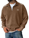 Retro Half-Zip Casual Sweatshirt