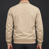 Striped Trim Bomber Jacket