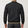 Striped Trim Bomber Jacket