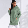 Oversized Cotton Hoodie Dress