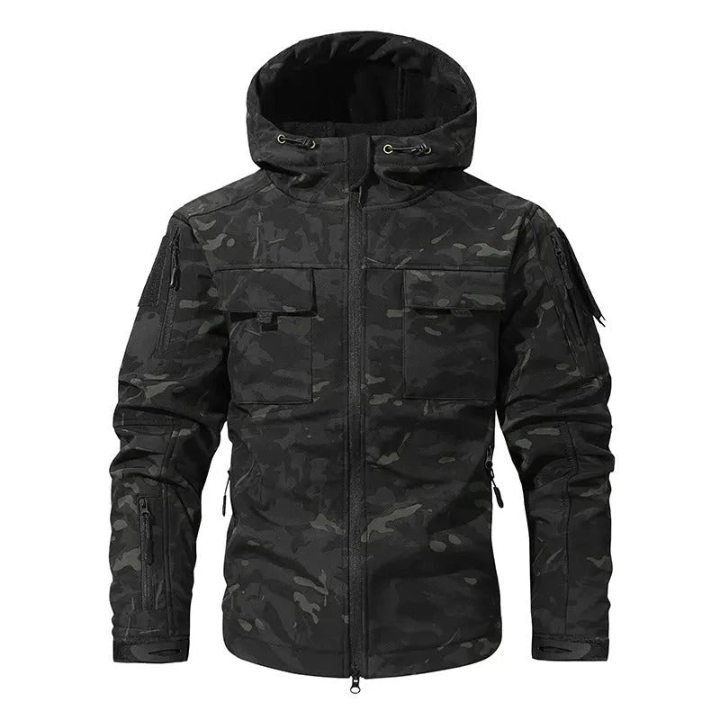 Waterproof Fleece Lined Hooded Jacket