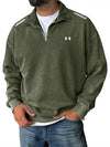 Retro Half-Zip Casual Sweatshirt