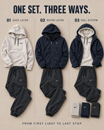 Men’s Premium 3-in-1 Hooded Tracksuit Set