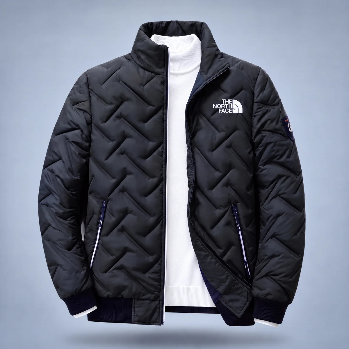 Quilted Stand Collar Jacket