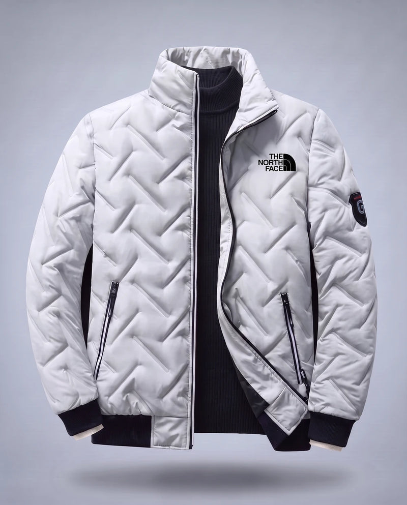 Quilted Stand Collar Jacket