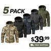 Waterproof Fleece Lined Hooded Jacket