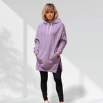 Oversized Cotton Hoodie Dress